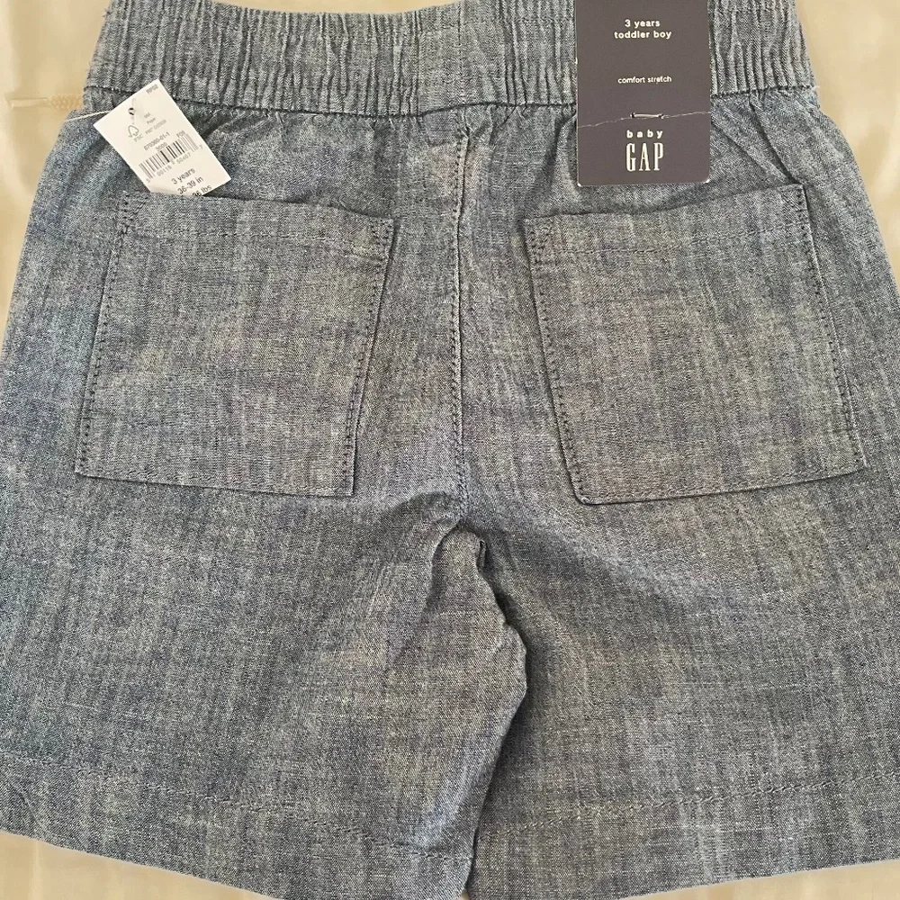 GAP Kids Toddler Blue Cotton Shorts Size 3T NWT